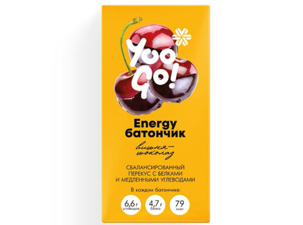 Энергетический батончик Energy (вишня-шоколад) — Yoo Gо