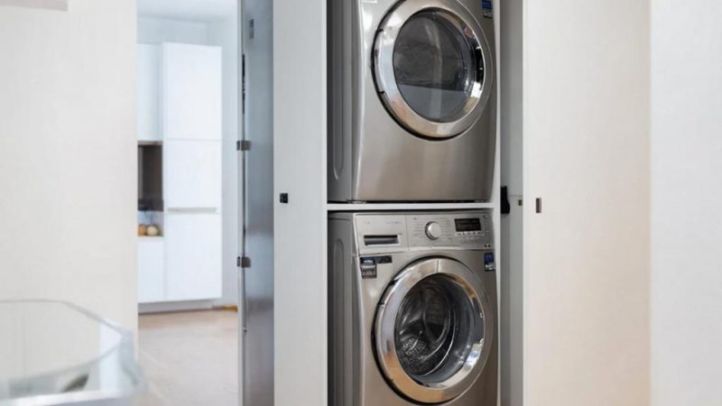 Стиральные И Сушильные Машины В Колонну Для Эффективного Использования Пространства